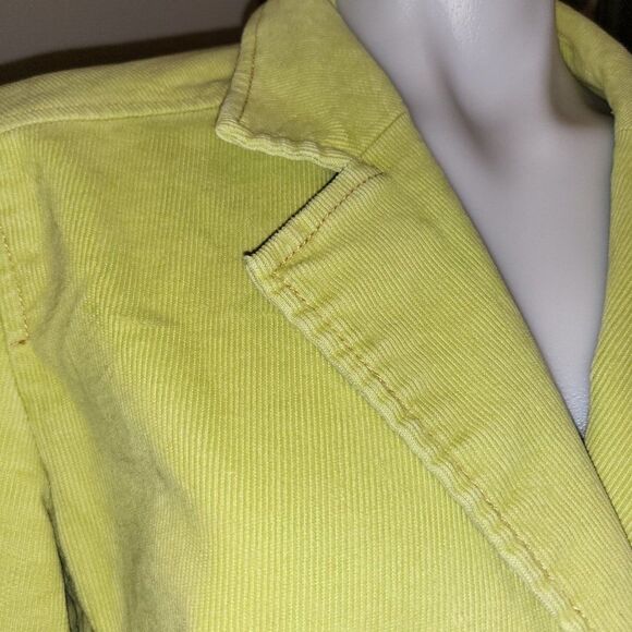 Lime Green Aeropostale Corduroy Jacket (XL) - Picture 2 of 7